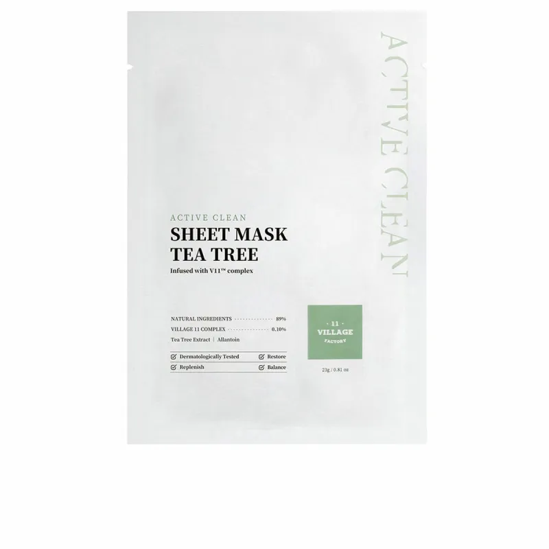 Veido kaukė Village 11 Factory Active Clean Tea Tree 23 g