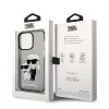 Karl Lagerfeld IML Glitter NFT Karl & Choupette - Case for iPhone 14 Pro (Black)
