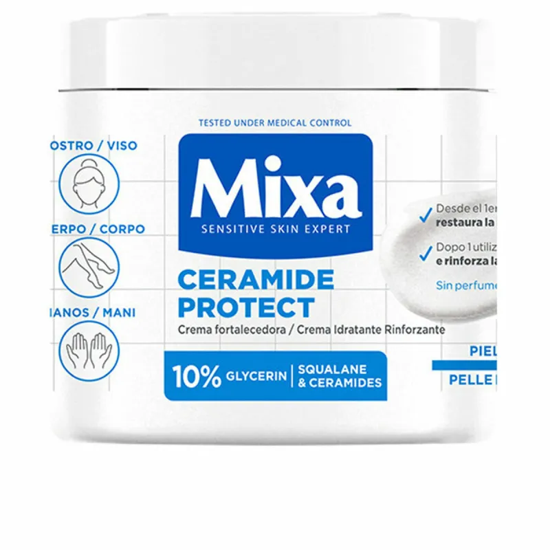 Ķermeņa krēms Mixa CERAMIDE PROTECT 400 ml Ādas-Aizsardzības