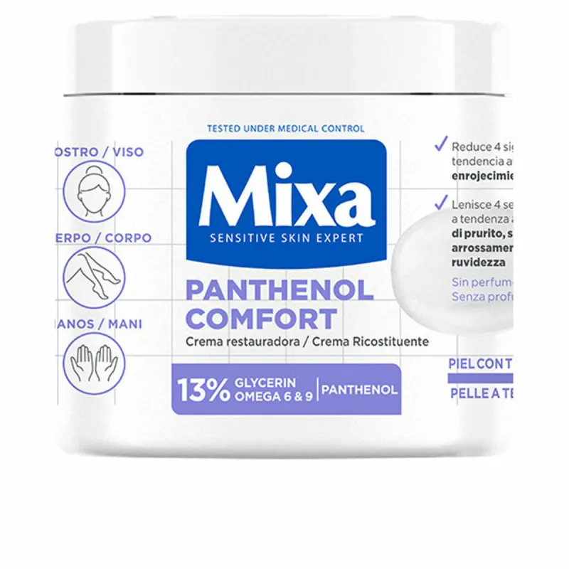 Atjaunojošs ķermeņa krēms Mixa PANTHENOL COMFORT 400 ml
