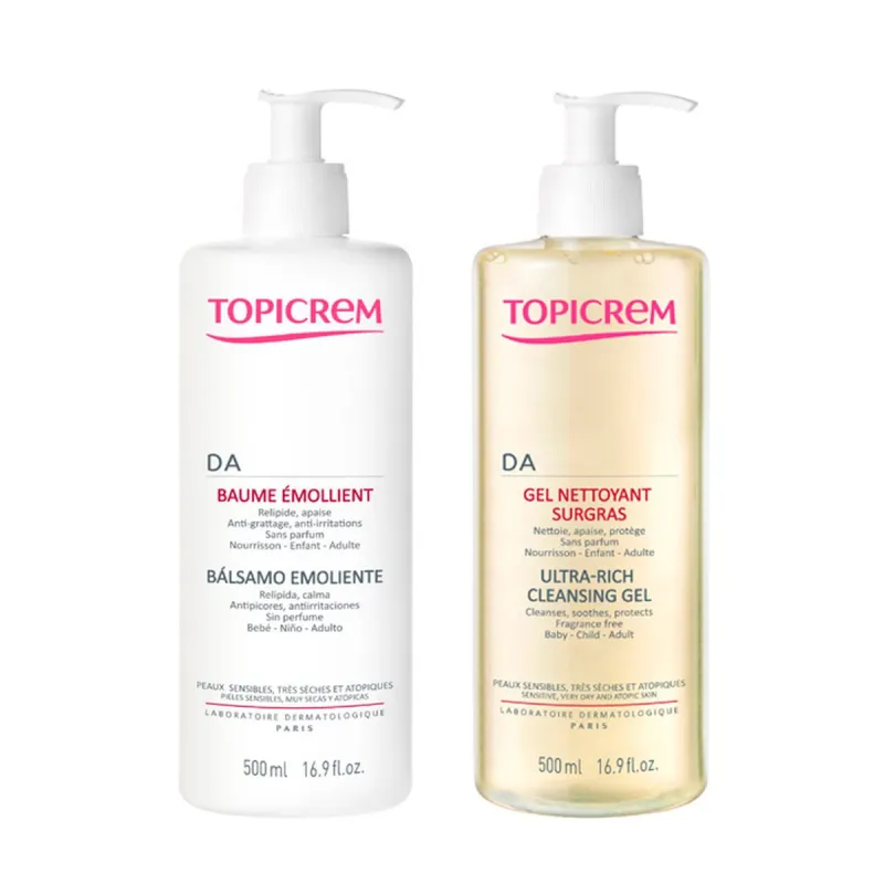 Kosmetiikkasetti Topicrem DA TOPICREM 2 Kappaletta