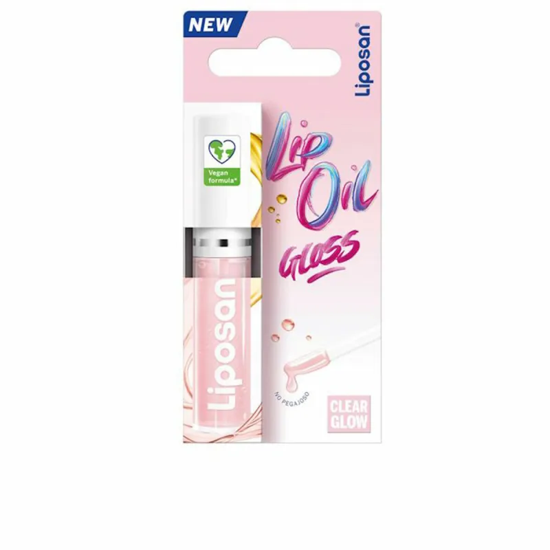 Spalvotas lūpų balzamas Liposan Lip Oil Gloss Clear Glow 5,5 ml