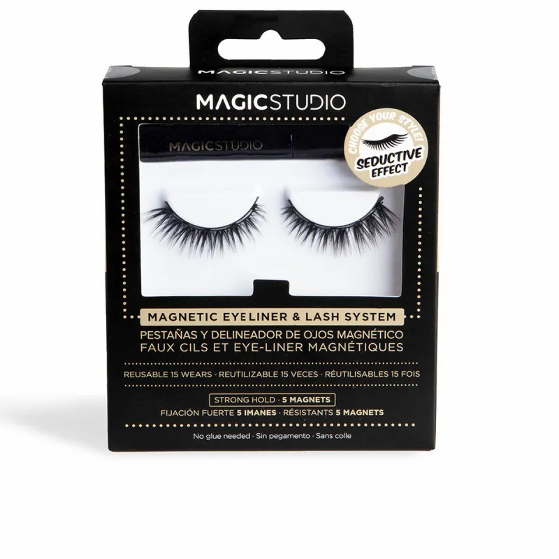 Netikrų blakstienų rinkinys Magic Studio Seductive Magnetinis 2 Dalys