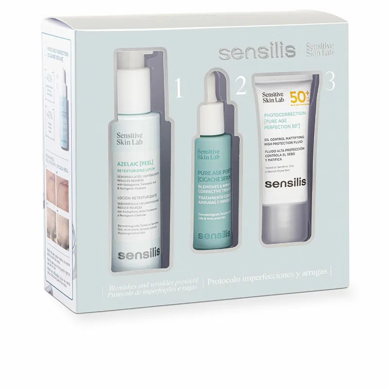 Kosmetikos rinkinys Sensilis PURE AGE PERFECTION 3 Dalys