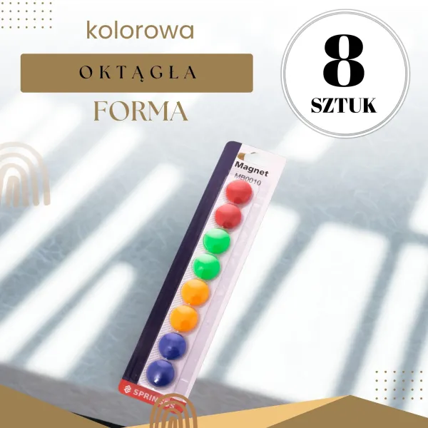 Magnētiskās tāfeles magnēti Springos MB0010A 8gab