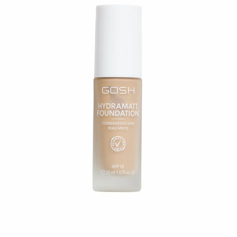 Meigi aluskreem Gosh Copenhagen HYDRAMATT Nº 008-Medium-Neutral Spf 15 30 ml