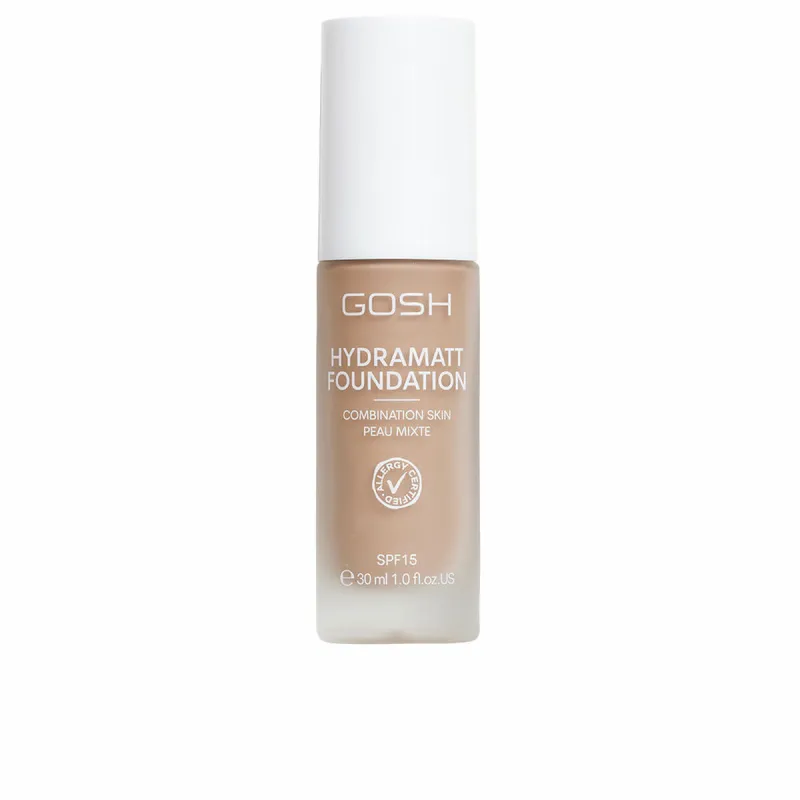 Pohjameikkivoide Gosh Copenhagen HYDRAMATT Nº 012-Medium Dark-Neutral Spf 15 30 ml