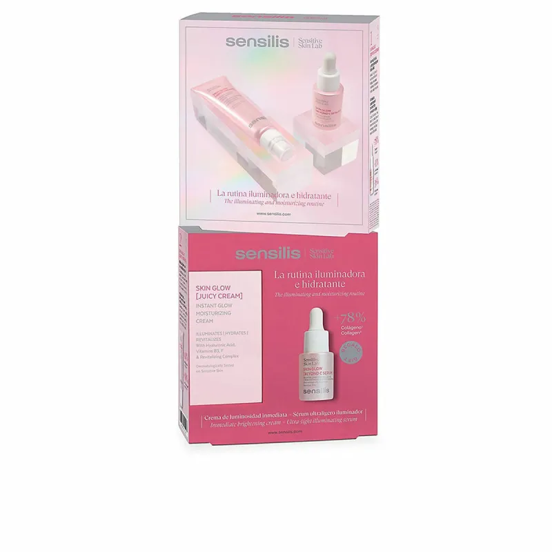 Kosmetikos rinkinys Sensilis SKIN GLOW FACIAL 2 Dalys