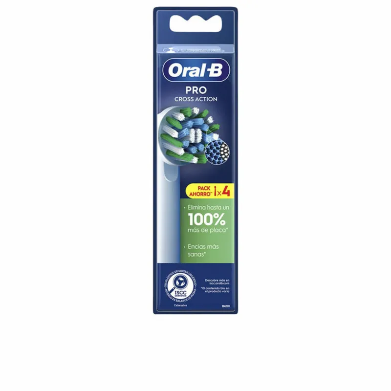 Kotike Oral-B CROSS ACTION Valge (4 Ühikut)