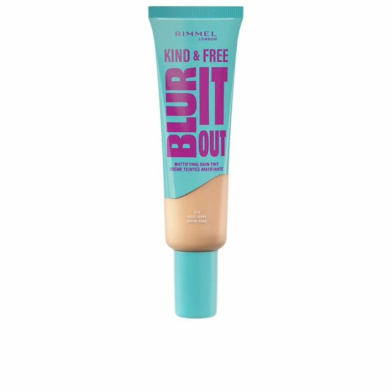 Šķidrā Grima Bāze Rimmel London KIND & FREE BLUR IT OUT Nº 010-Rose Ivory 30 ml