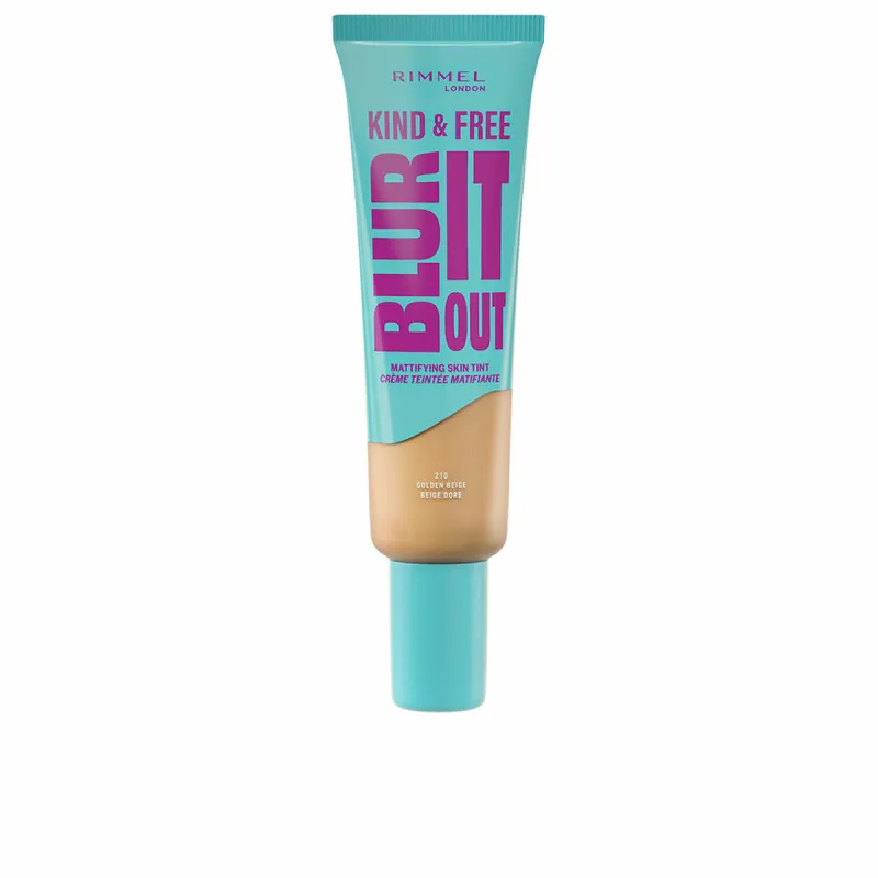 Liquid Make Up Base Rimmel London KIND & FREE BLUR IT OUT Nº 210-Golden Beige 30 ml