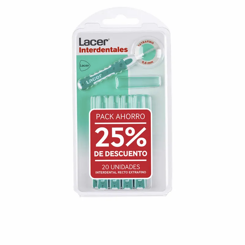 Interdental Toothbrush Lacer RECTO EXTRAFINO 2x 10 Units