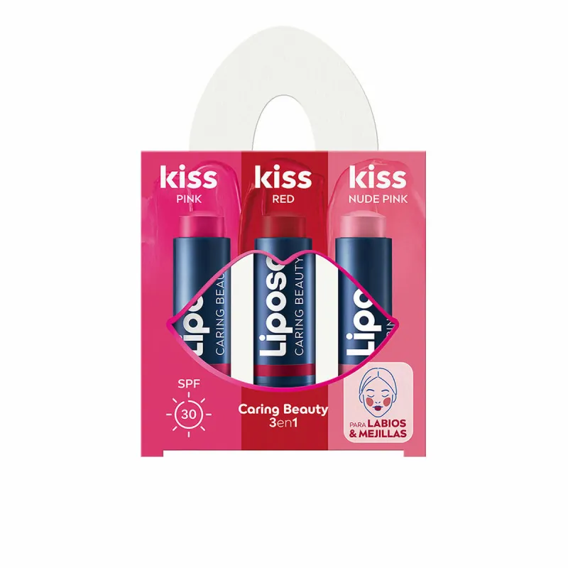 Lip Balm Liposan KISS KISS KISS 3 Pieces