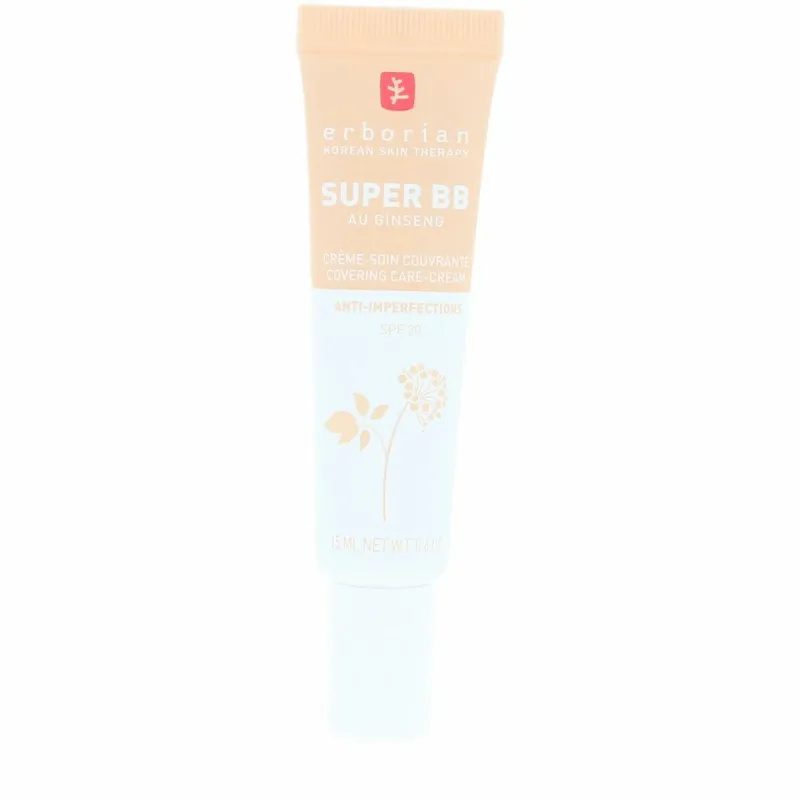 Drėkinamasis kremas su spalva Erborian SUPER BB CREAM Auksinis Spf 20 15 ml