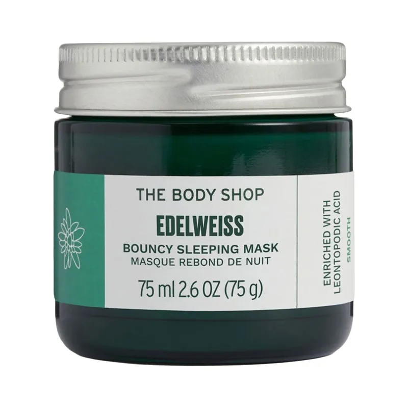Drėkinanti kaukė nakčiai The Body Shop EDELWEISS 75 ml