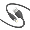 Baseus Jelly cable USB to Lightning, 2,4A, 1,2m (black)