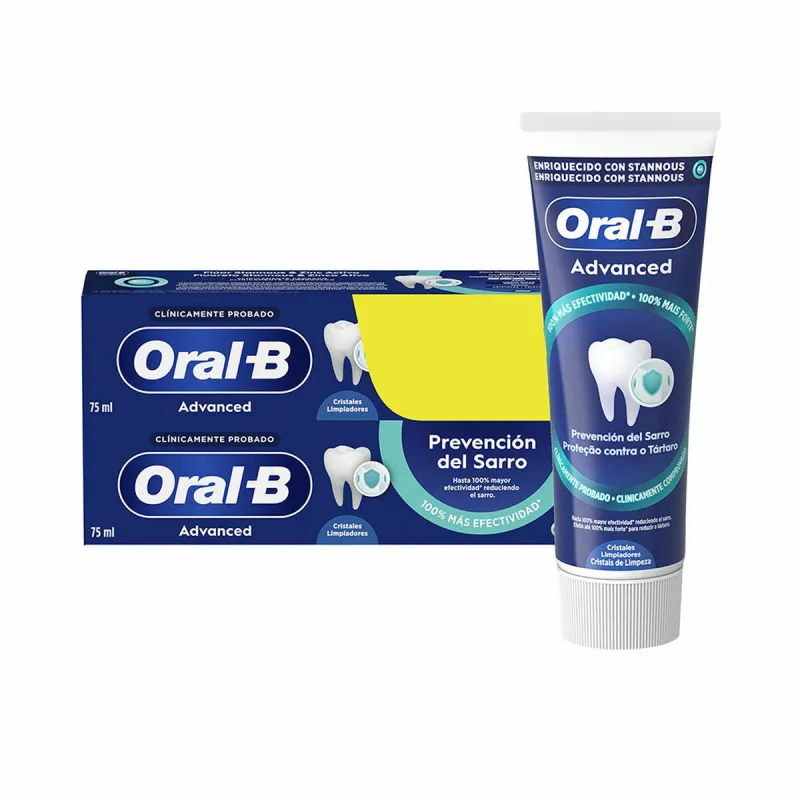 Зубная паста против зубного налета Oral-B ADVANCED 75 ml 2 штук
