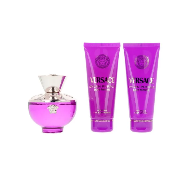 Naisten parfyymisetti Versace DYLAN PURPLE EDP 4 Kappaletta