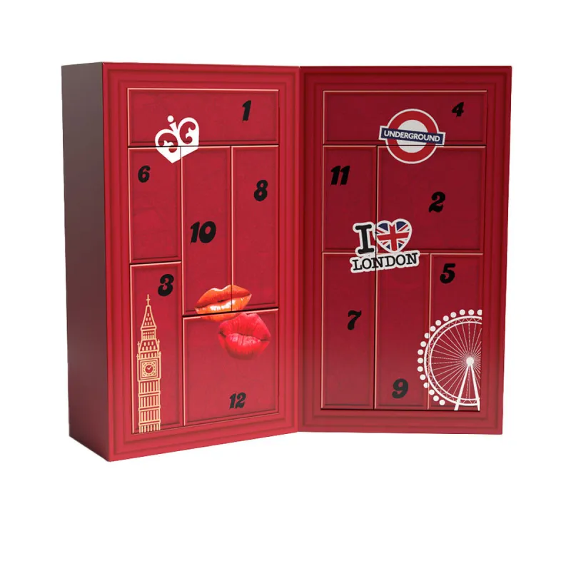 макияжный набор Rimmel London CALENDARIO DE ADVIENTO Рождественский календарь 12 Предметы