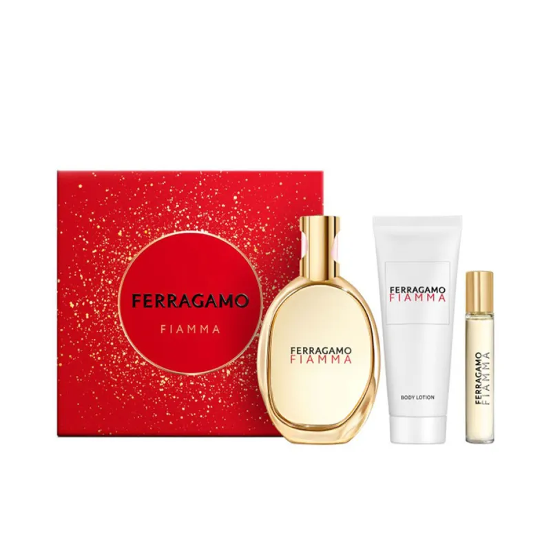 Naisten parfyymisetti Salvatore Ferragamo FIAMMA EDP 3 Kappaletta
