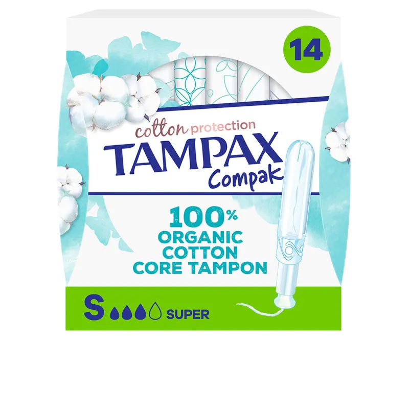 Suihkugeeli Tampax TAMPAX ALGODÓN (14 osaa)
