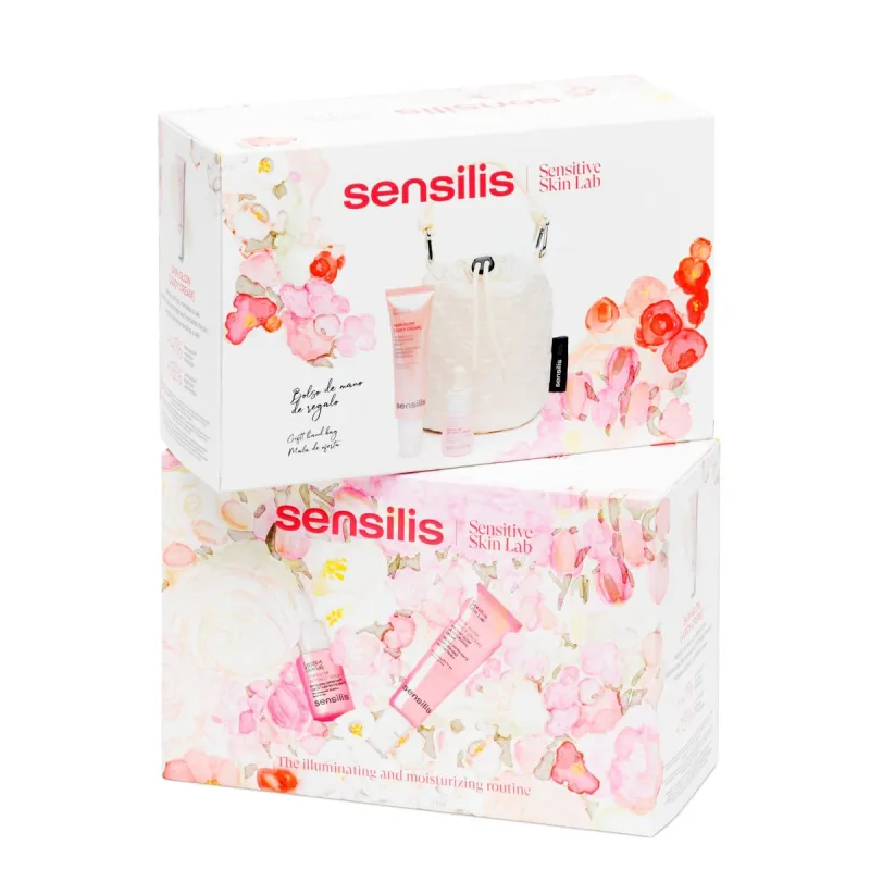 Moteriškos kosmetikos rinkinys Sensilis SKIN GLOW FACIAL 2 Dalys