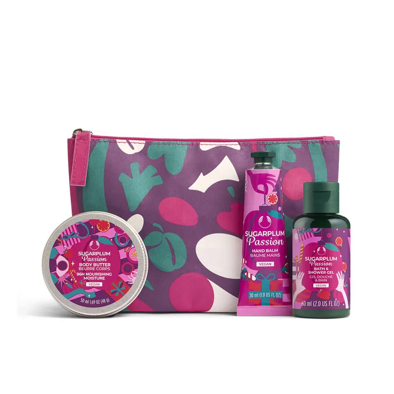 Moteriškos kosmetikos rinkinys The Body Shop SUGARPLUM PASSION 3 Dalys
