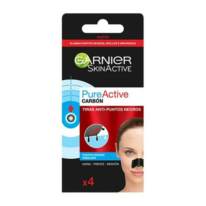 Huokosten puhdistusliuskat Garnier Pure Active Carbon