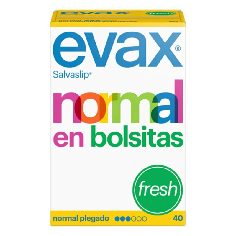 Parastais Biksīšu Ieliktnītis fresh Evax 4015400724797 (40 uds)