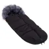 Lämpöpussi Springos SB0020, 4-in-1, rattaisiin, pulkkaan ja kantokoppaan, 90 cm, musta