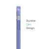 Speck Presidio Perfect-Clear with Impact Geometry - iPhone 15 Plus / 14 Plus Case with MICROBAN Coating (Clear / Grounded Purple