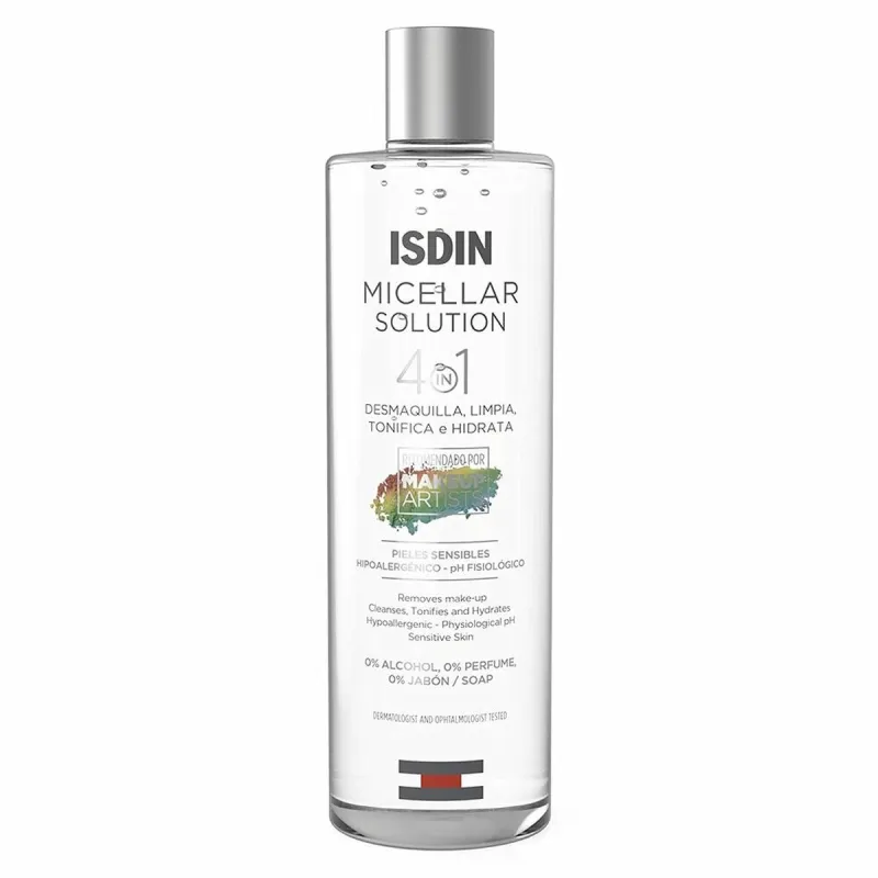 Мицеллярная вода для снятия макияжа Isdin Micellar Solution 400 ml 4 в 1