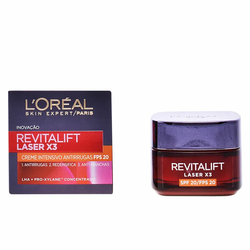 Veido kremas L'Oreal Make Up Revitalift Laser Spf 25 Spf 20 50 ml