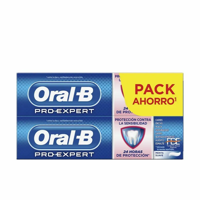 Toothpaste Sensivity and Whitening Oral-B Expert Blanqueante Dentifrico Lote 75 ml