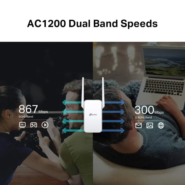 Wi-Fi Pastiprinātājs TP-Link RE315