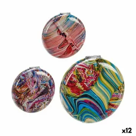 Taskupeegel Kristall Plastmass 8 x 2,4 x 8 cm (12 Ühikut)