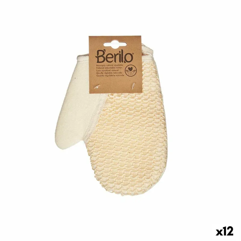 Отшелушивающая варежка Berilo Белый Бежевый (12 штук)