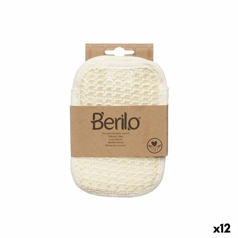 Отшелушивающая варежка Berilo Белый Бежевый (12 штук)
