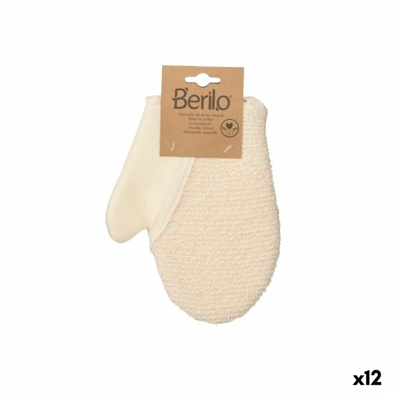 Отшелушивающая варежка Berilo Белый Бежевый (12 штук)