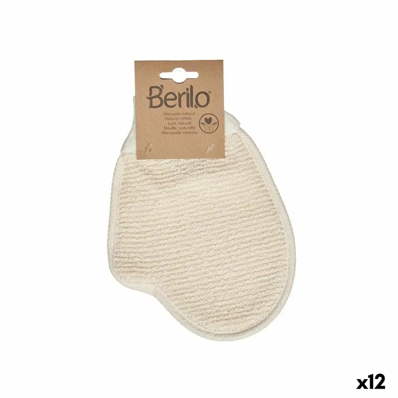 Отшелушивающая варежка Berilo Белый Бежевый (12 штук)