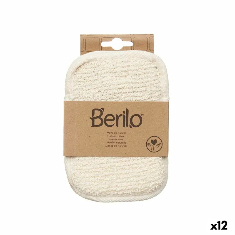 Отшелушивающая варежка Berilo Белый Бежевый (12 штук)