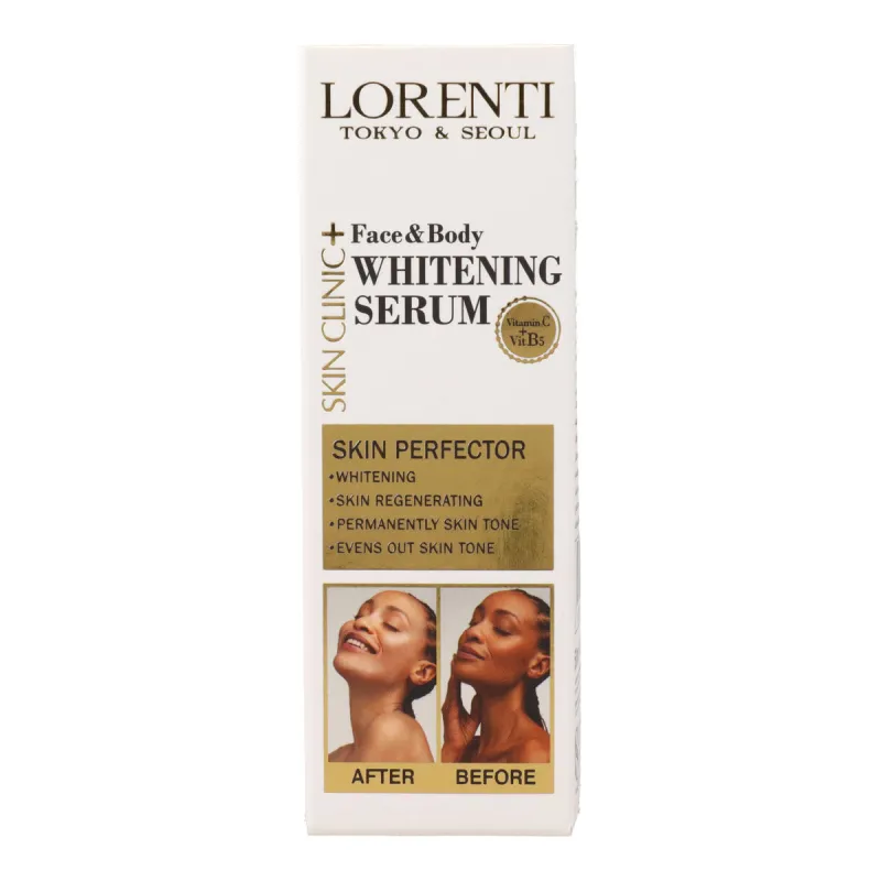 Устраняющая недостатки кожи сыворотка Lorenti Whitening Face & Body 50 ml