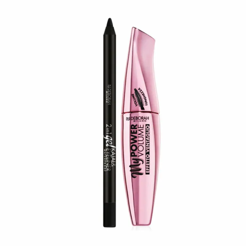 Eye Make-up Deborah 123781 Black 10 ml Eyeliner 2 Pieces