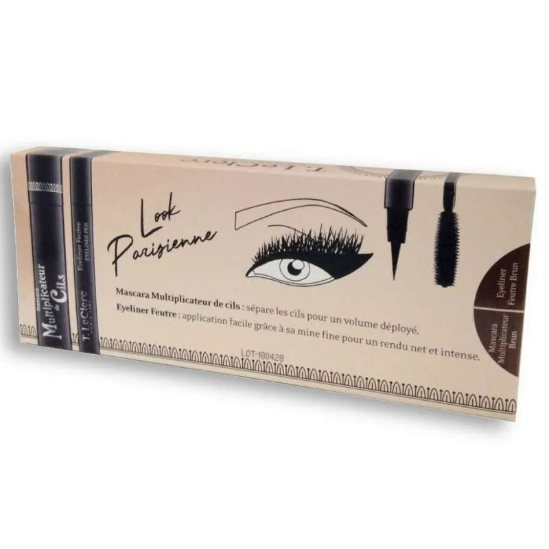 Silmämeikki LeClerc Look Parisienne 2 Kappaletta Nº 02 Brun