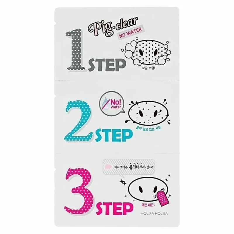 Маска для лица Peel Off Holika Holika Pig-clear No Water3 Step