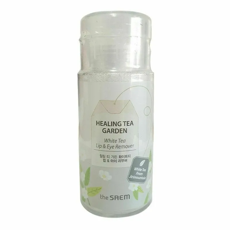 Meikinpoisto misellivesi The Saem Healing Tea Garden Valkoinen tee Silmät Huulet (150 ml)