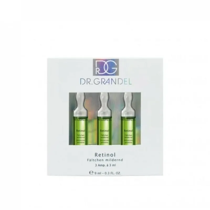 Veido gydymas Dr. Grandel Retinol Ampulės (3 x 3 ml)