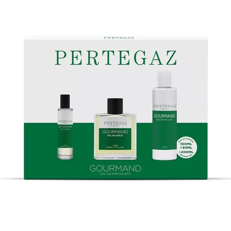 Vyriškų kvepalų rinkinys Pertegaz Gourmand EDP 3 Dalys