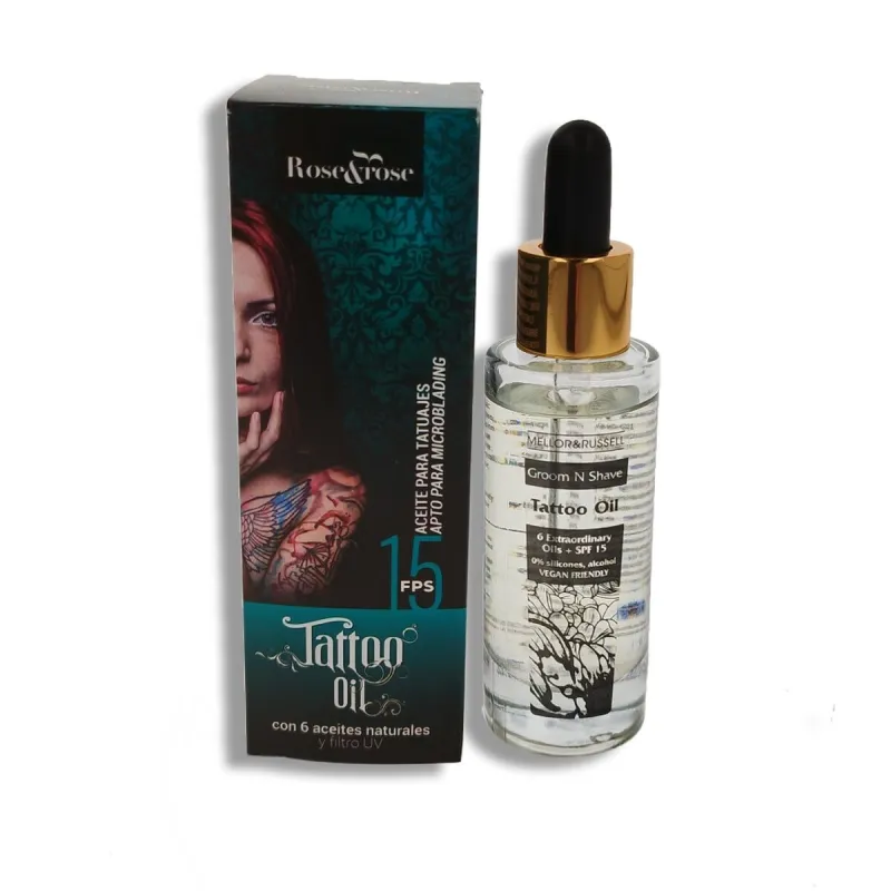 Масло для тела Rose & Rose 30 ml Spf 15 татуировки