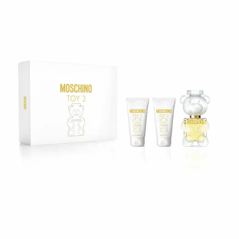 Vyriškų kvepalų rinkinys Moschino Toy 2 EDP 3 Dalys